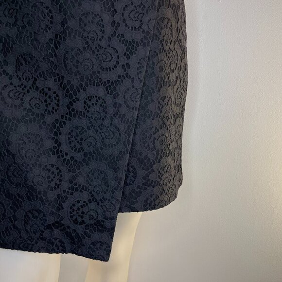 MADEWELL 1937 Women's Black Lace Assymetrical Skirt - Size 6 - NWT - Picture 3 of 5